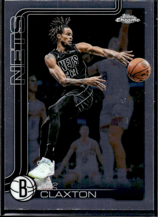 2025-26 Topps Chrome Update #123 Nic Claxton - framsida
