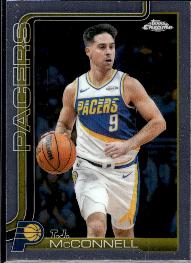 2025-26 Topps Chrome Update #125 T.J. McConnell - framsida