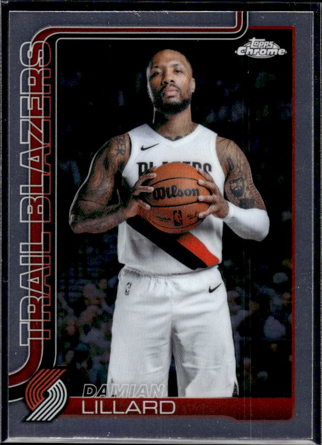 2025-26 Topps Chrome Update #46 Damian Lillard - framsida