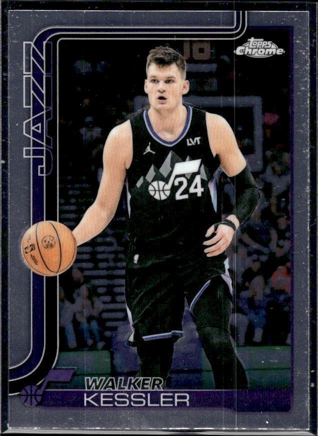 2025-26 Topps Chrome Update #100 Walker Kessler - framsida