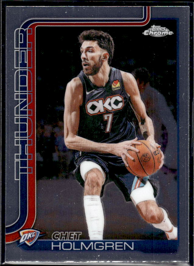 2025-26 Topps Chrome Update #31 Chet Holmgren - framsida