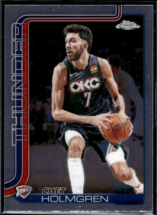 2025-26 Topps Chrome Update #31 Chet Holmgren - framsida