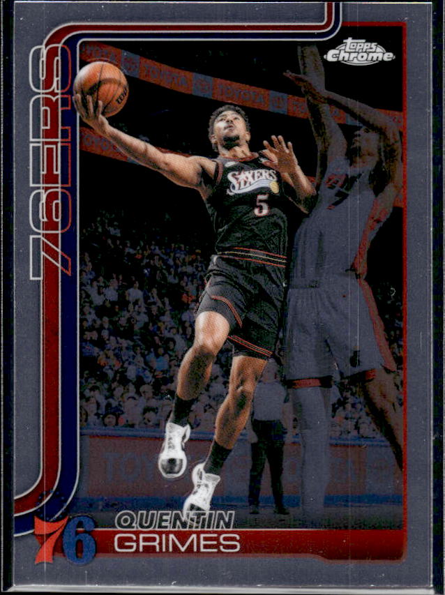 2025-26 Topps Chrome Update #137 Quentin Grimes - framsida