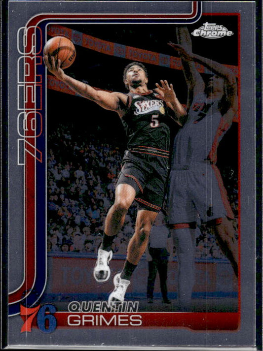 2025-26 Topps Chrome Update #137 Quentin Grimes - framsida
