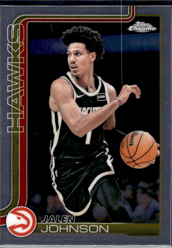 2025-26 Topps Chrome Update #49 Jalen Johnson - framsida