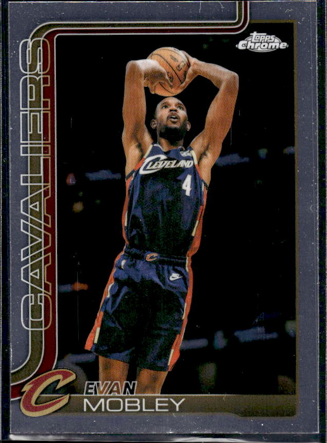 2025-26 Topps Chrome Update #25 Evan Mobley - framsida