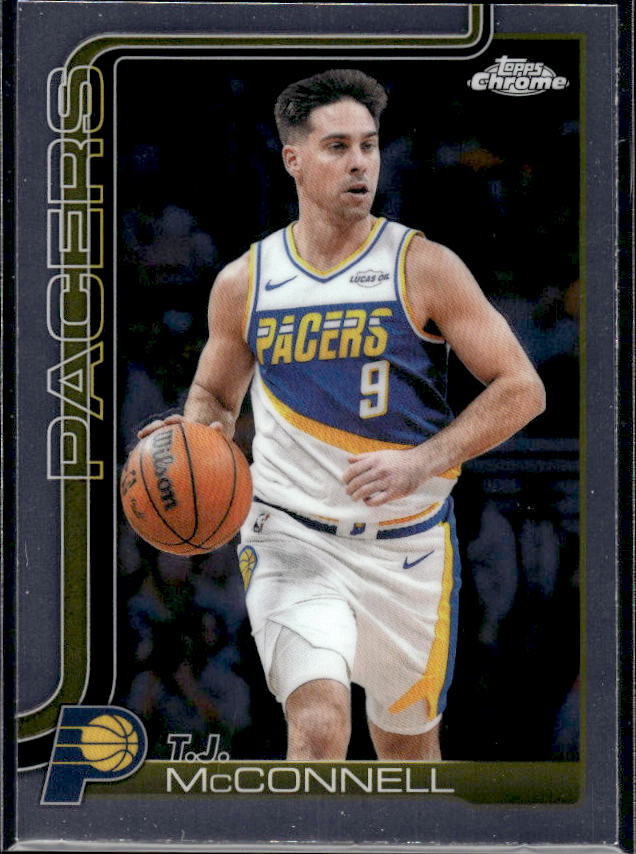 2025-26 Topps Chrome Update #125 T.J. McConnell - framsida