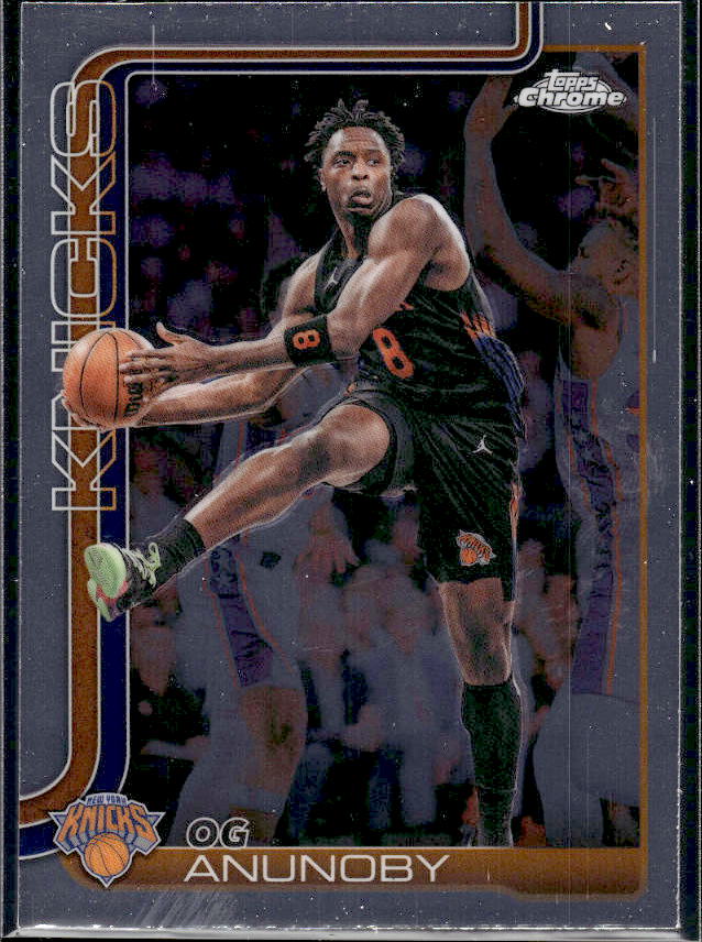 2025-26 Topps Chrome Update #43 OG Anunoby - framsida