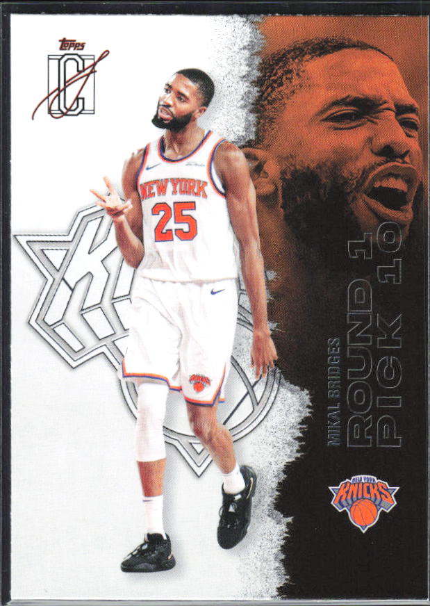2025-26 Topps Signature Class #84 Mikal Bridges - framsida