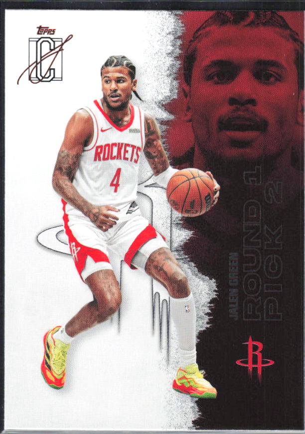 2025-26 Topps Signature Class #67 Jalen Green - framsida