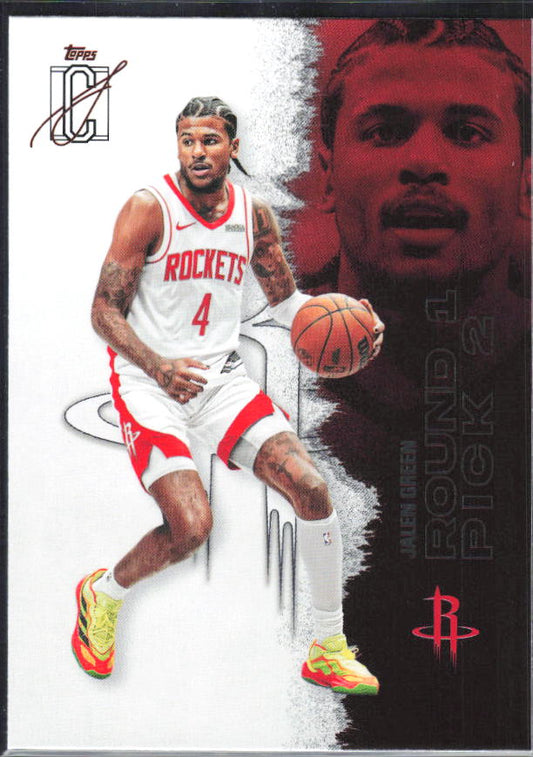 2025-26 Topps Signature Class #67 Jalen Green - framsida
