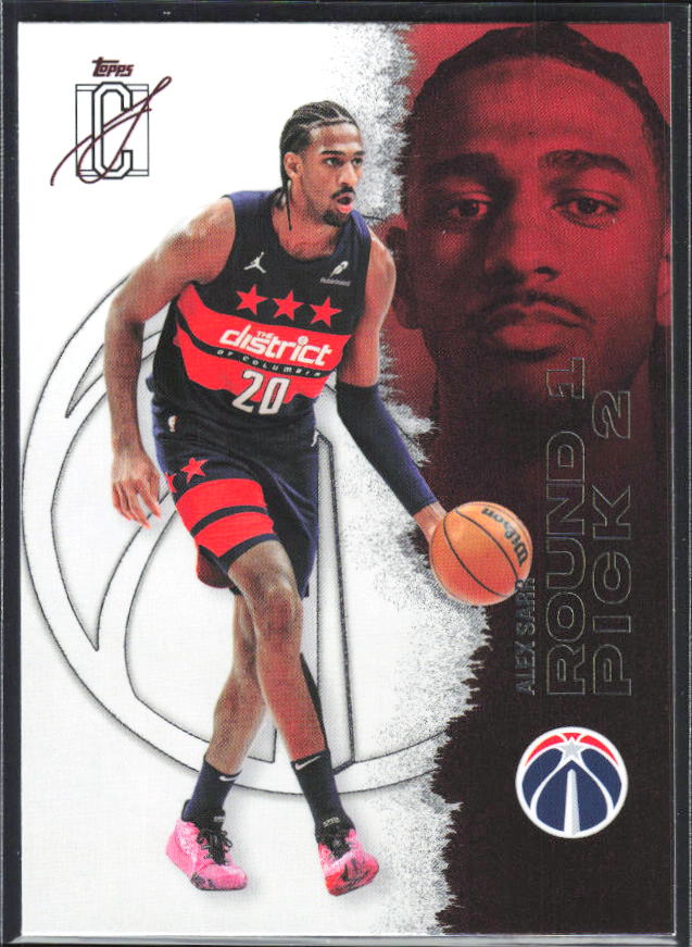 2025-26 Topps Signature Class #66 Alex Sarr - framsida