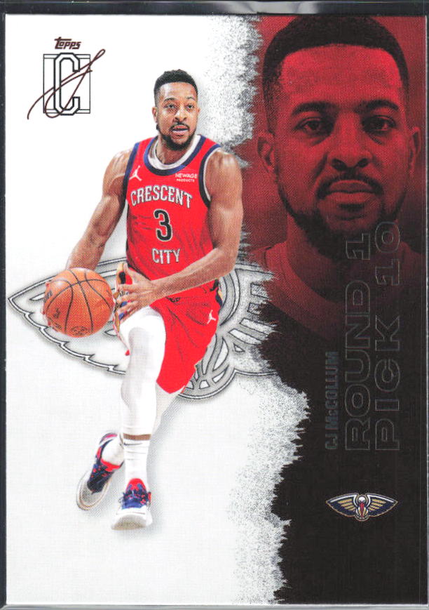 2025-26 Topps Signature Class #13 CJ McCollum - framsida
