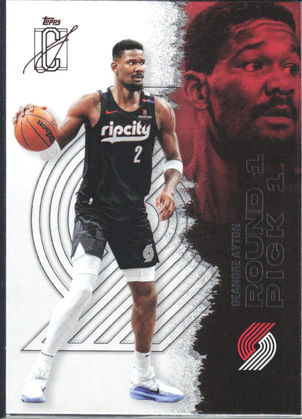 2025-26 Topps Signature Class #22 Deandre Ayton - framsida