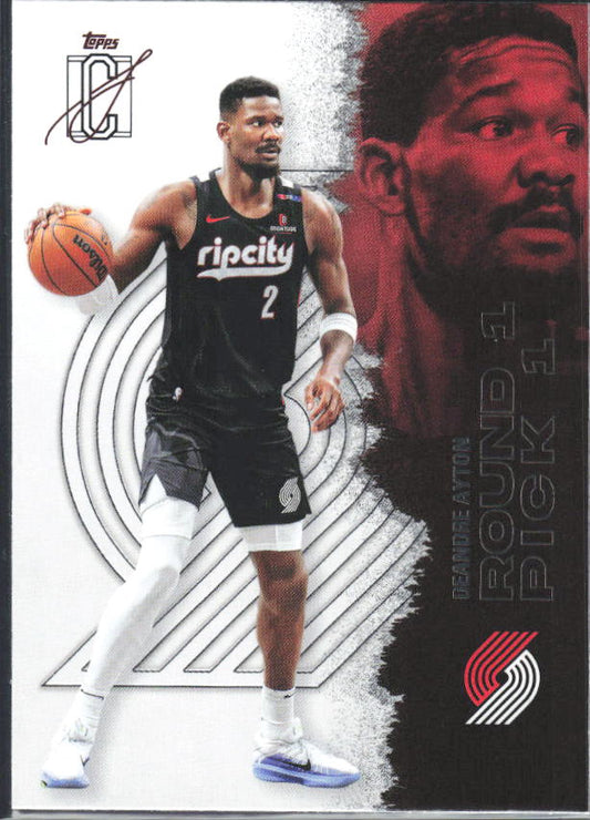 2025-26 Topps Signature Class #22 Deandre Ayton - framsida