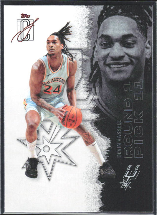2025-26 Topps Signature Class #34 Devin Vassell - framsida