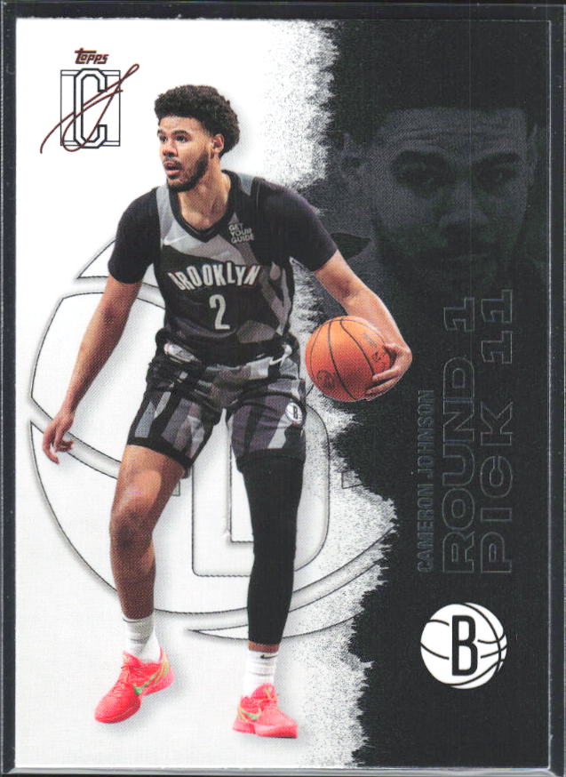 2025-26 Topps Signature Class #29 Cameron Johnson - framsida