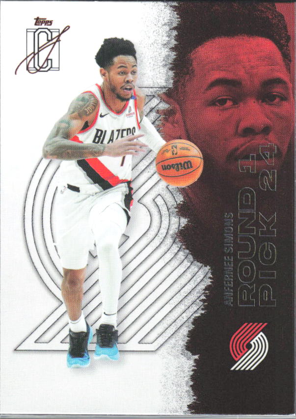 2025-26 Topps Signature Class #70 Anfernee Simons - framsida
