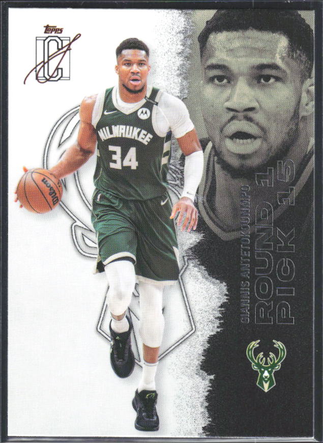 2025-26 Topps Signature Class #56 Giannis Antetokounmpo - framsida