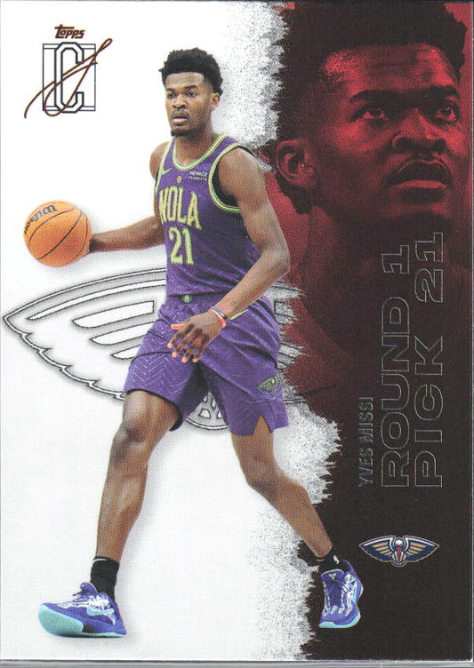 2025-26 Topps Signature Class #44 Yves Missi - framsida