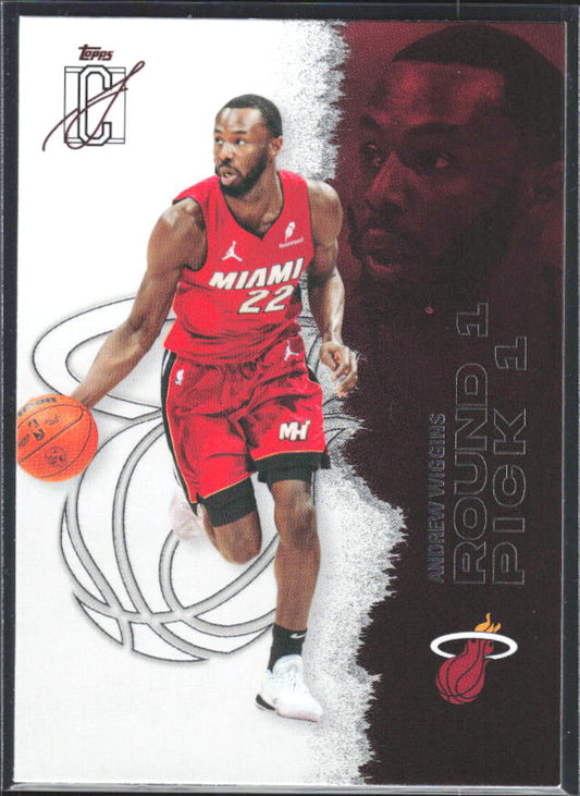 2025-26 Topps Signature Class #19 Andrew Wiggins - framsida