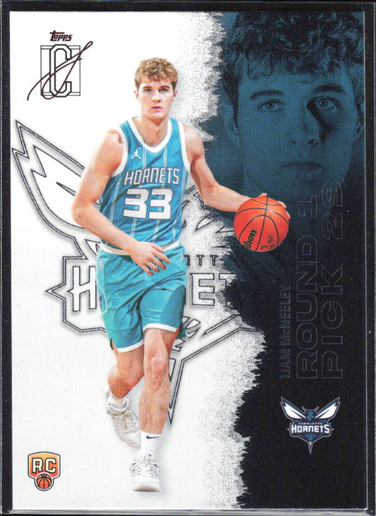 2025-26 Topps Signature Class #139 Liam McNeeley - framsida