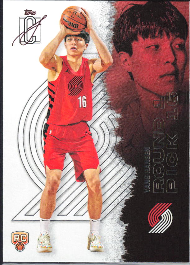 2025-26 Topps Signature Class #112 Yang Hansen - framsida