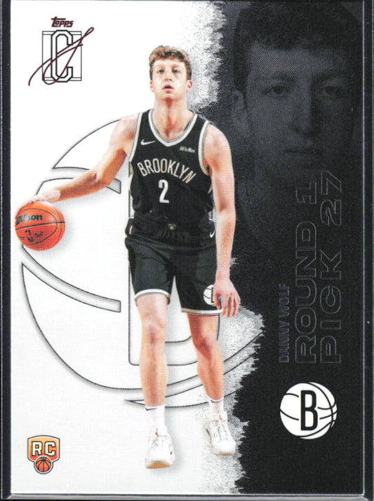 2025-26 Topps Signature Class #123 Danny Wolf - framsida