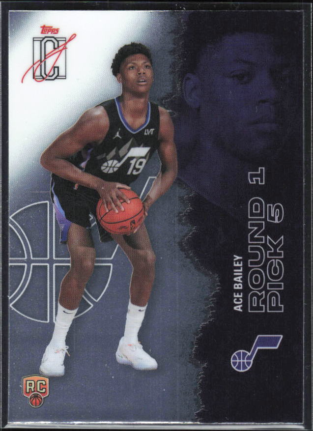 2025-26 Topps Signature Class #104 Ace Bailey Chrome - framsida