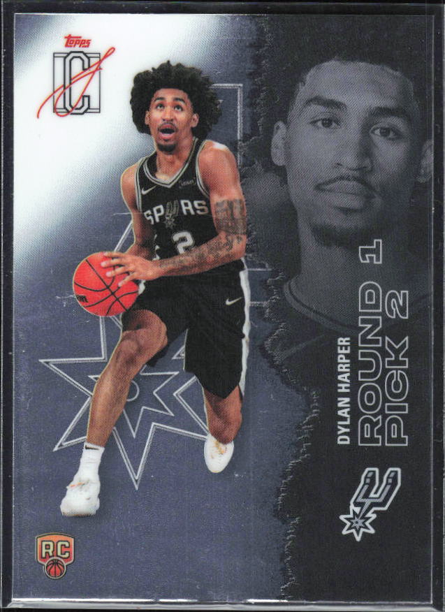 2025-26 Topps Signature Class #102 Dylan Harper Chrome - framsida