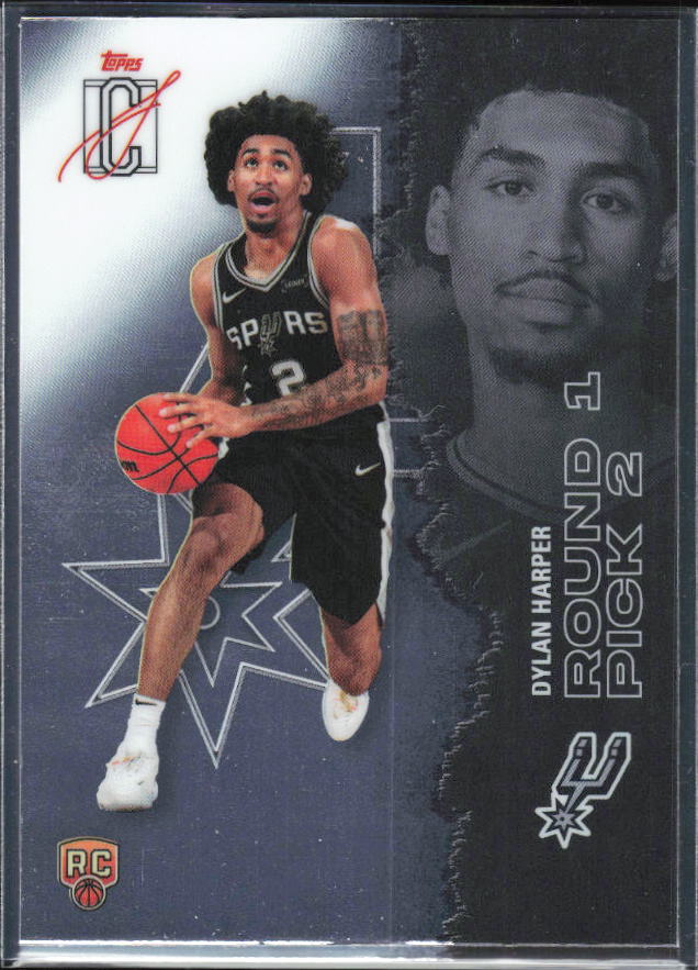 2025-26 Topps Signature Class #102 Dylan Harper Chrome - framsida
