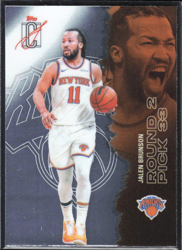 2025-26 Topps Signature Class #58 Jalen Brunson Chrome - framsida