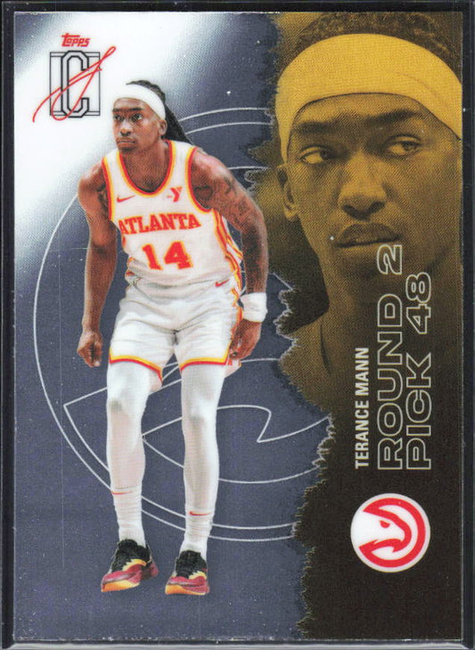 2025-26 Topps Signature Class #49 Terance Mann Chrome - framsida