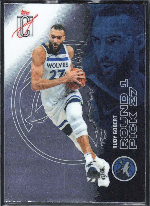 2025-26 Topps Signature Class #96 Rudy Gobert Chrome - framsida