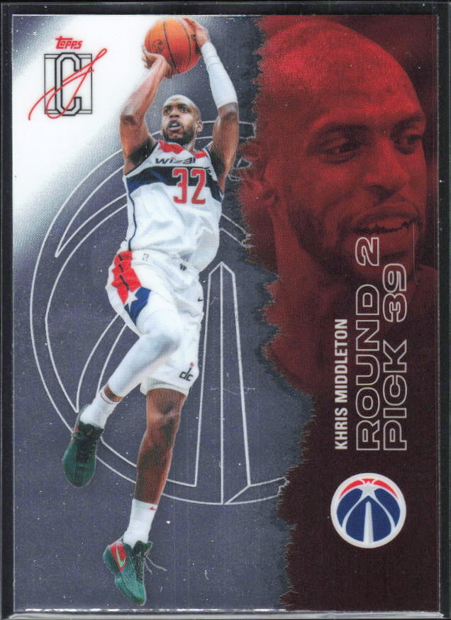 2025-26 Topps Signature Class #12 Khris Middleton Chrome - framsida