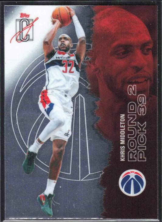 2025-26 Topps Signature Class #12 Khris Middleton Chrome - framsida