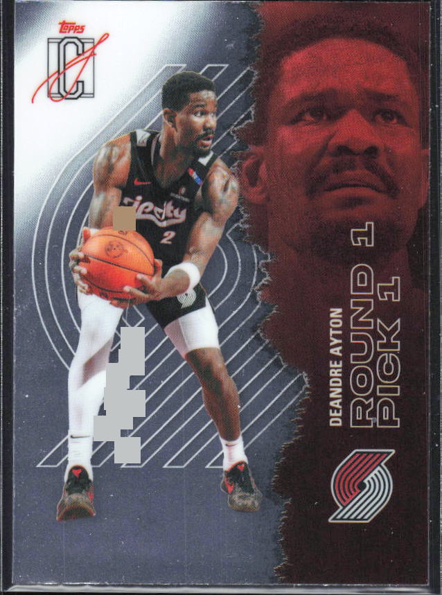 2025-26 Topps Signature Class #22 Deandre Ayton Chrome - framsida