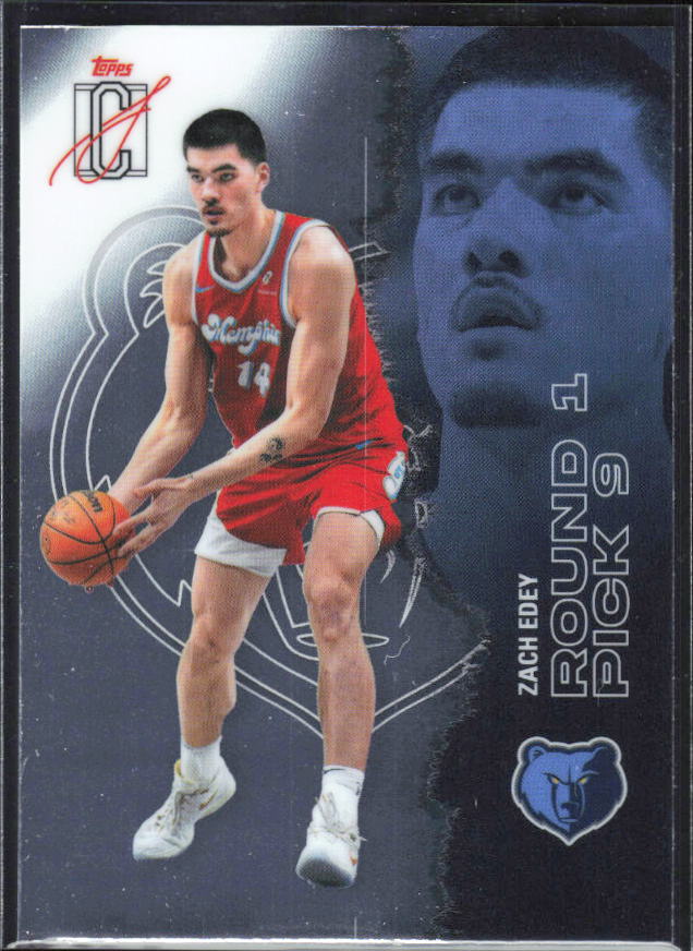2025-26 Topps Signature Class #23 Zach Edey Chrome - framsida