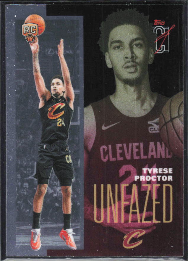 2025-26 Topps Signature Class #FAZE-20 Tyrese Proctor Unfazed - framsida