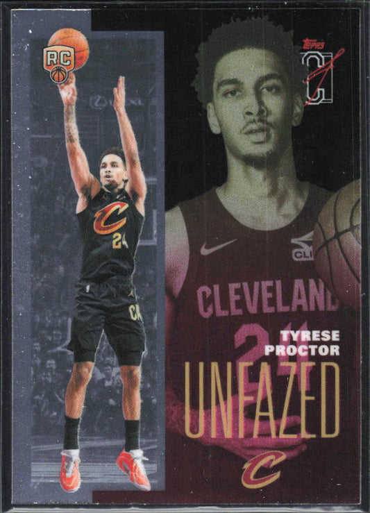2025-26 Topps Signature Class #FAZE-20 Tyrese Proctor Unfazed - framsida