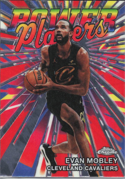 2025-26 Topps Chrome Update #PP-10 Evan Mobley Power Players - framsida