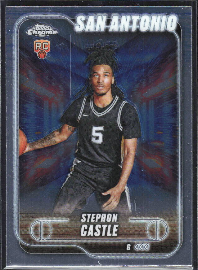 2024-25 Topps Chrome #122 Stephon Castle - framsida