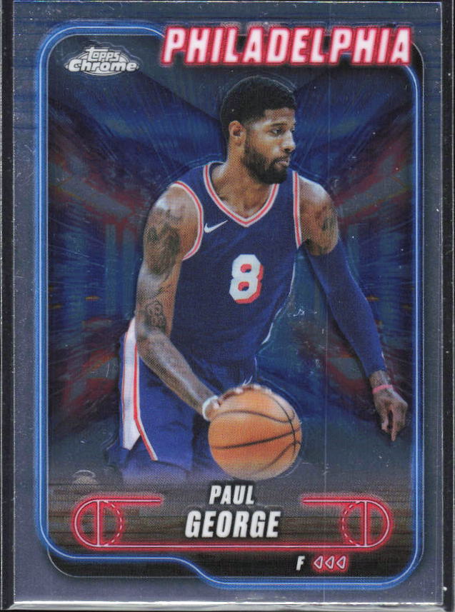 2024-25 Topps Chrome #135 Paul George - framsida