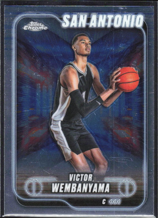2024-25 Topps Chrome #193 Victor Wembanyama - framsida