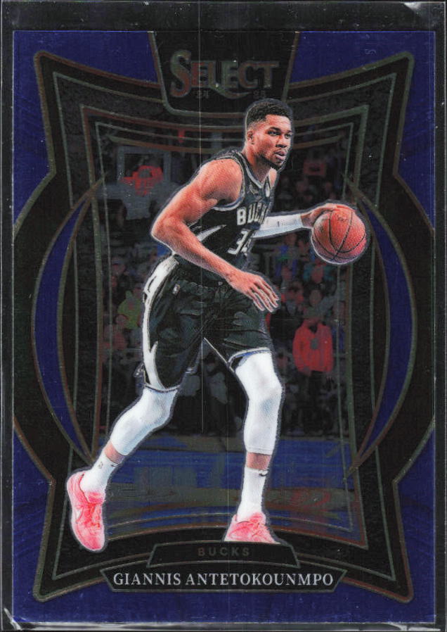 2024-25 Panini Select #43 Giannis Antetokounmpo Blue (Retail) - framsida