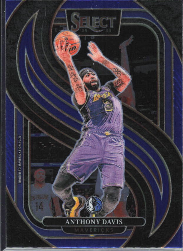 2024-25 Panini Select #149 Anthony Davis Blue (Retail) - framsida