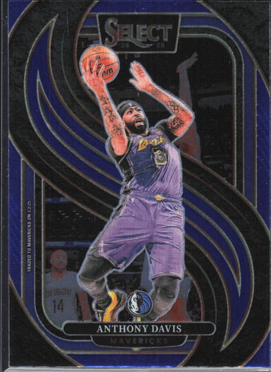 2024-25 Panini Select #149 Anthony Davis Blue (Retail) - framsida