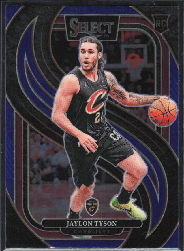 2024-25 Panini Select #182 Jaylon Tyson Blue (Retail) - framsida