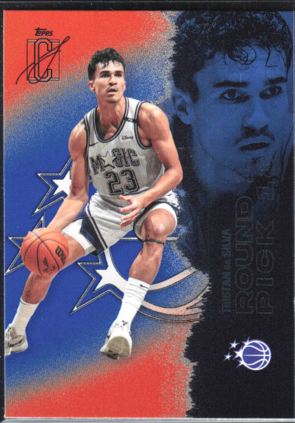 2025-26 Topps Signature Class #43 Tristan da Silva Blue & Orange - framsida