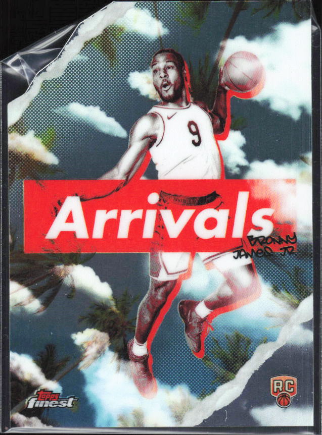 2024-25 Finest #A-2 Bronny James Jr. Arrivals - framsida